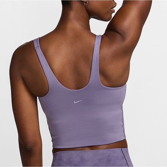 NEW Nike Dri-Fit Alate Bra Tank Top XL Extra Medium Support Lavender Purple - Picture 8 of 9